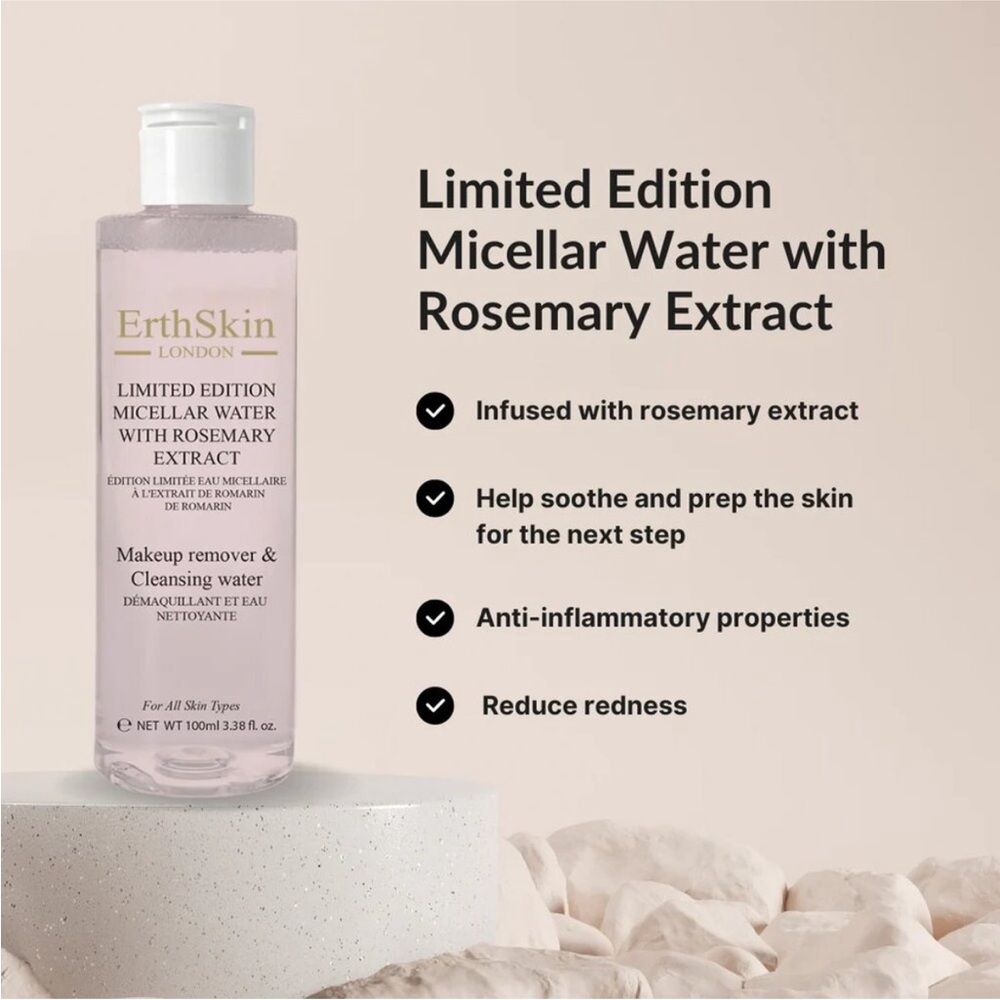 Limited Edition Micellar Water with Rosemary Extract NIB